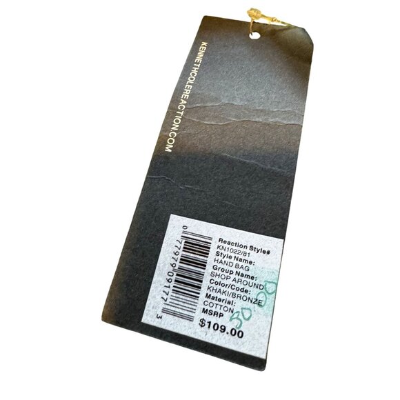 Kenneth Cole Reaction Logo Print Shoulder Bag - Picture 3 of 6